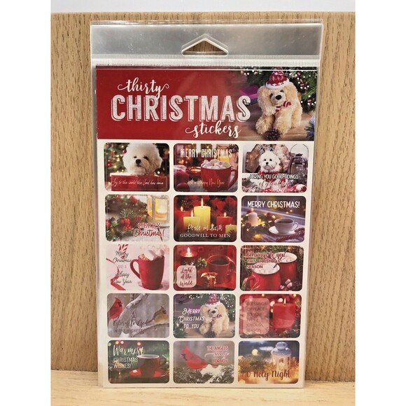 300 Christmas Stickers For Student Rewards Scrapbooking Homeschool Stickers - Picture 1 of 6